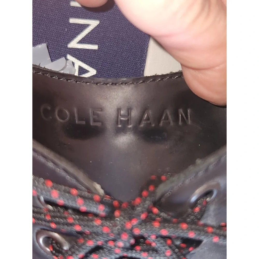 Cole Haan Men's OriginalGrand Plain Toe Oxford Leather Shoes Black Size 10.5